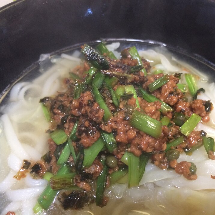 山椒の肉みそのせうどん